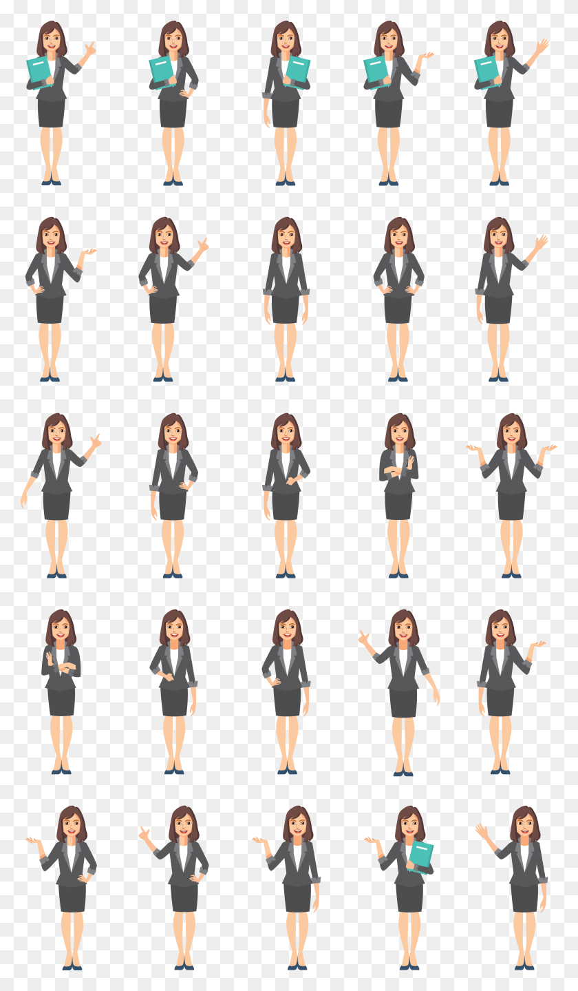 3078x5444 Business Woman Girl, Person, Human, Student HD PNG Download