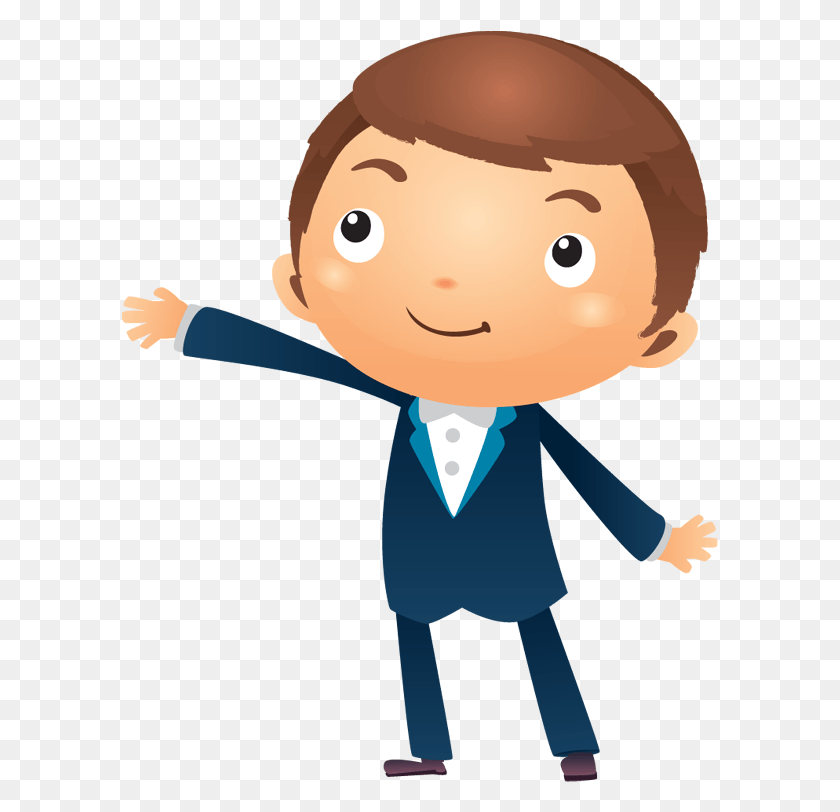 597x752 Businessman Clipart Excited Person Thinking Cartoon, Person, Human, Elf HD PNG Download