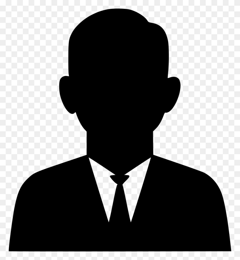 898x980 Businessman Icon Man In Suit Icon, Person, Human HD PNG Download