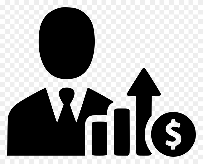 980x778 Businessman Income Increase Growth Profit Salesman Profit Icon, Symbol, Sign, Logo HD PNG Download