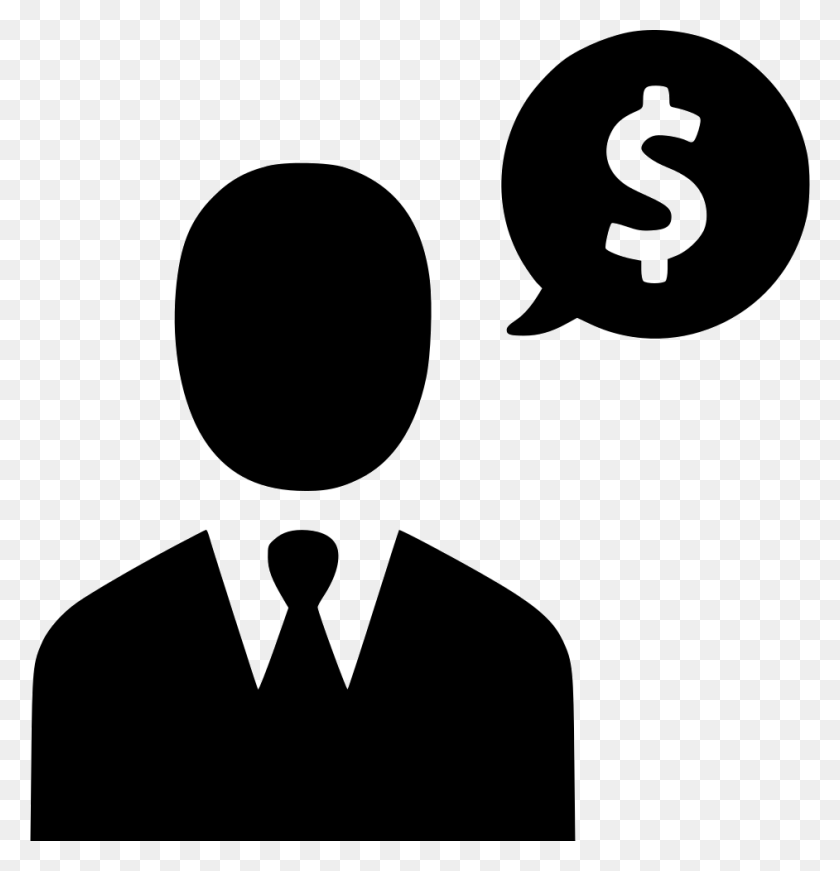 942x980 Businessman Income User Person Banking Comments Price Negotiation Icon, Stencil, Face HD PNG Download