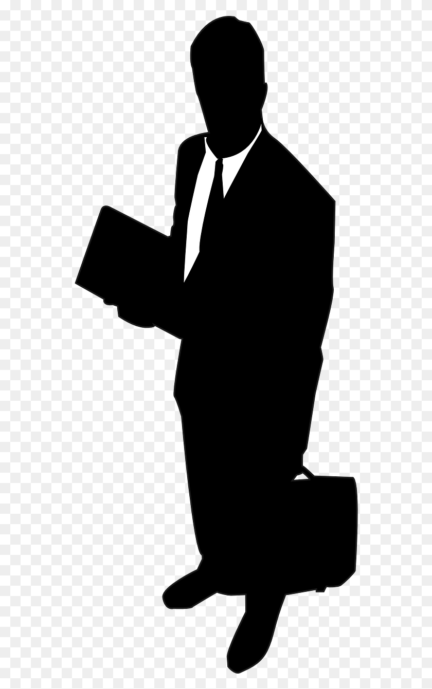 556x1281 Businessman Man Silhouette Image Business Man Logo, Person, Human HD PNG Download