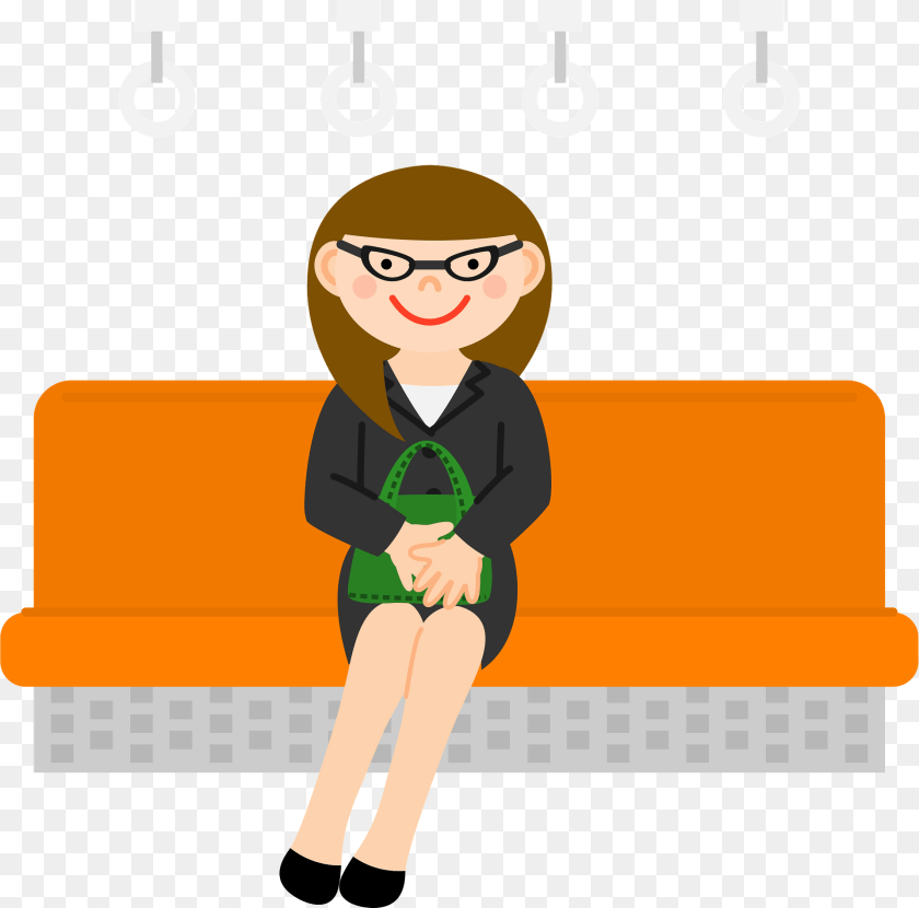1920x1898 Businesswoman On The Train Clipart, Person, Male, Boy, Child Sticker PNG