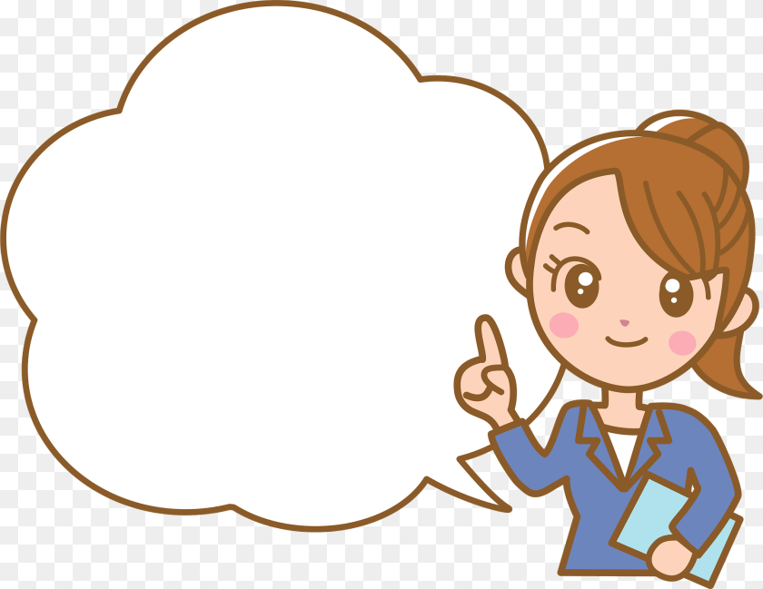1920x1483 Businesswoman With A Speech Bubble Clipart, Baby, Face, Head, Person PNG