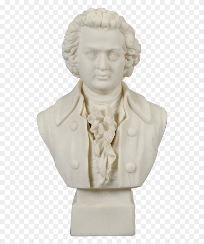 541x942 Bust Mozart Bust, Sculpture, Statue HD PNG Download