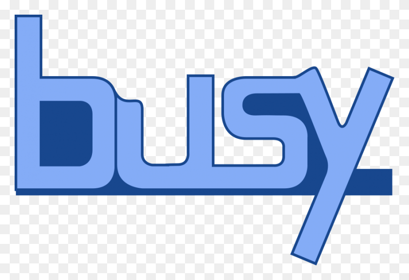 878x579 Busy, Logo, Symbol, Trademark HD PNG Download