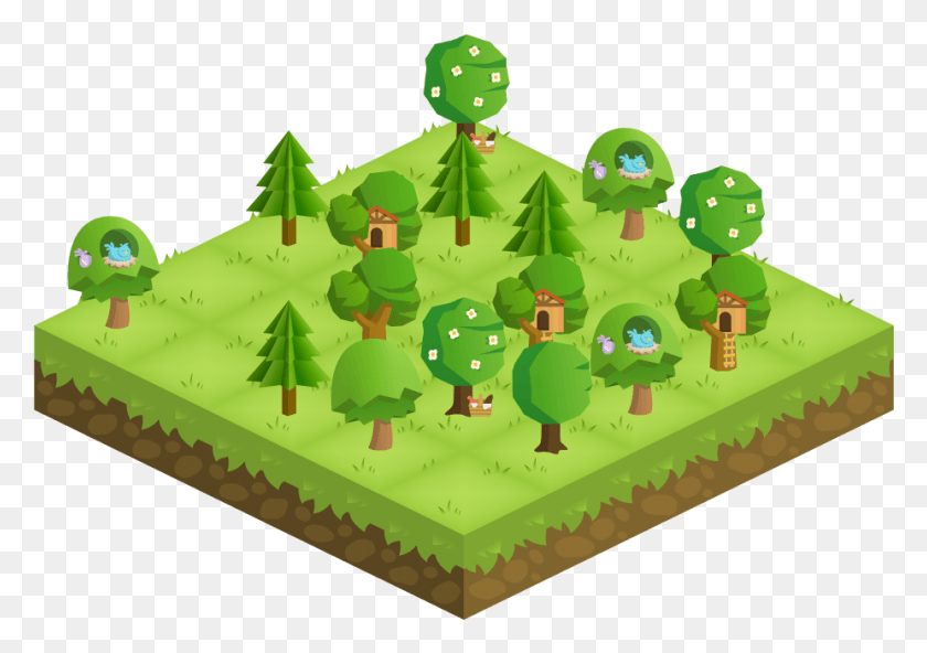 926x632 But What Makes This App Significantly More Noteworthy Forest App All Trees, Plant, Tree, Birthday Cake HD PNG Download