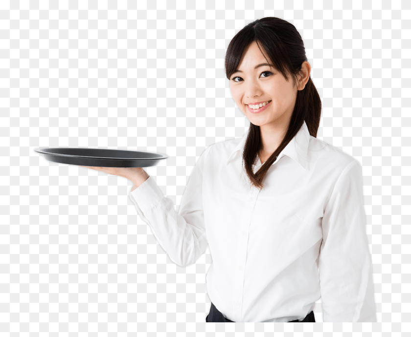 710x630 Butler Girl, Waiter, Person, Human HD PNG Download