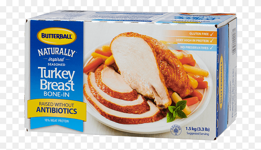 686x424 Butterball Turkey Breast, Meal, Food, Dinner HD PNG Download