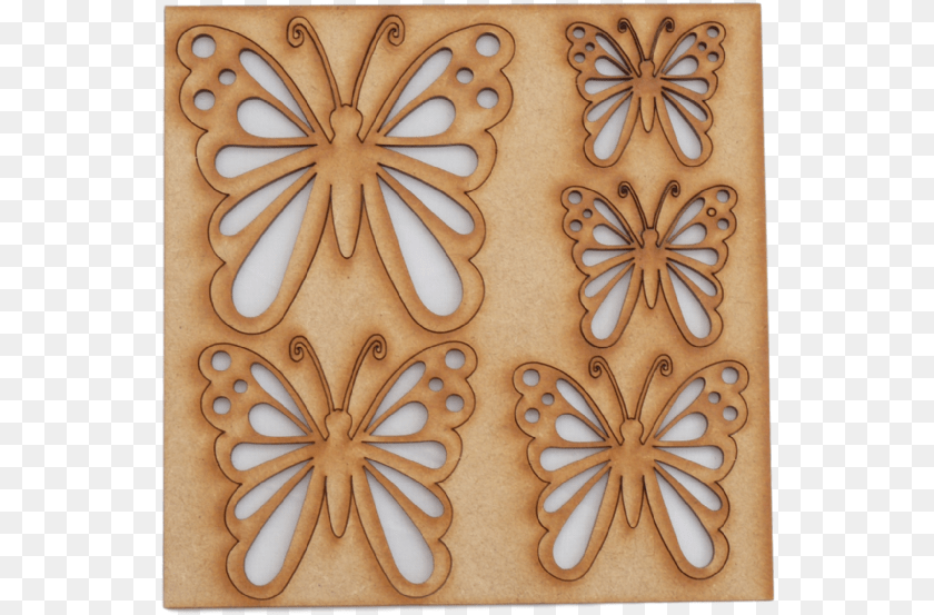 553x553 Butterfly Embellishments Set 2 Plywood, Wood, Food, Sweets, Pattern Transparent PNG
