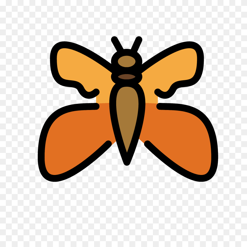 Butterfly Emoji Clipart, Animal, Bee, Insect, Invertebrate Transparent PNG