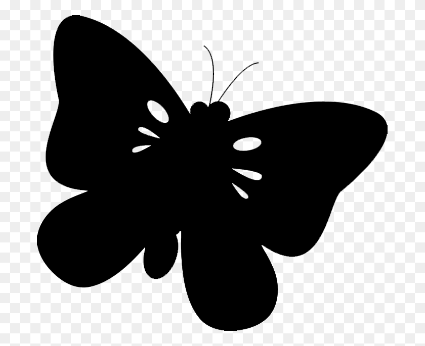 693x625 Butterfly Silhouette Brush Footed Butterfly, Text, Symbol, Outdoors HD PNG Download