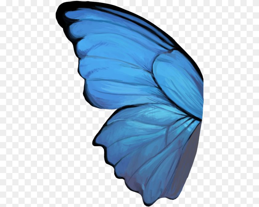 482x670 Butterfly Wing Blue Butterfly Wings, Adult, Female, Person, Woman Sticker PNG