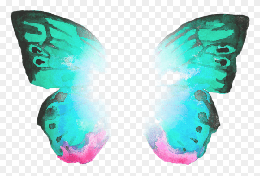 896x587 Butterfly Wings Butterflywings Multicolor Mariposa Pintada Con Acuarela, Accessories, Accessory, Goggles HD PNG Download
