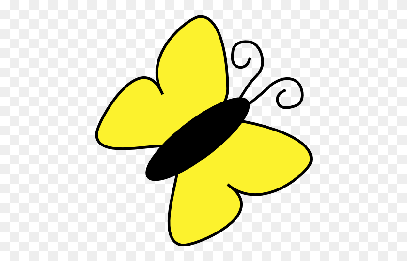 450x480 Butterfly Yellow Clipart, Leaf, Plant, Symbol HD PNG Download