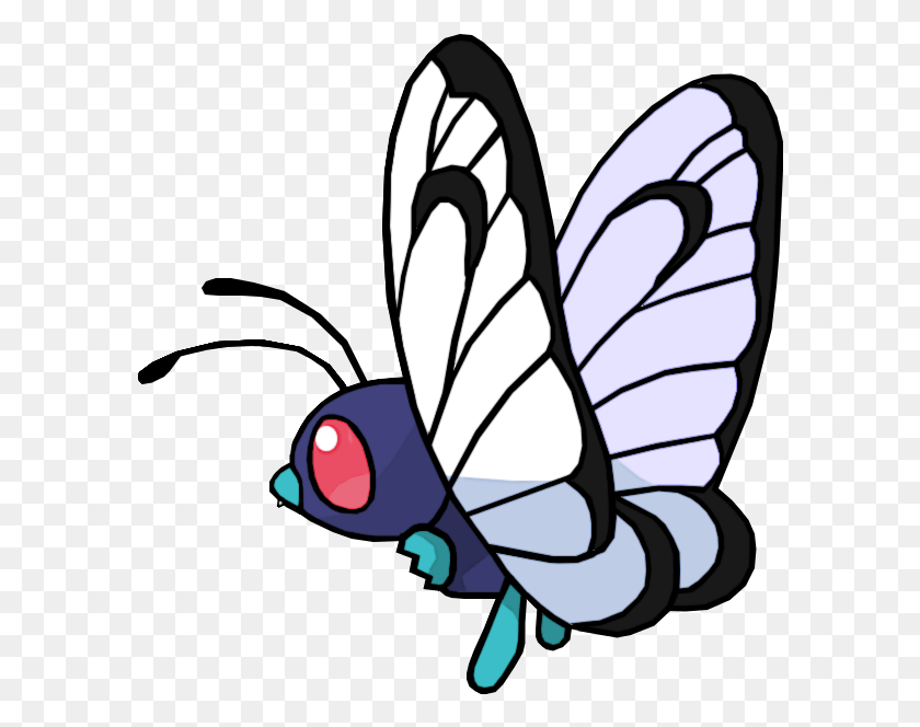 590x604 Butterfree, Insect, Invertebrate, Animal HD PNG Download