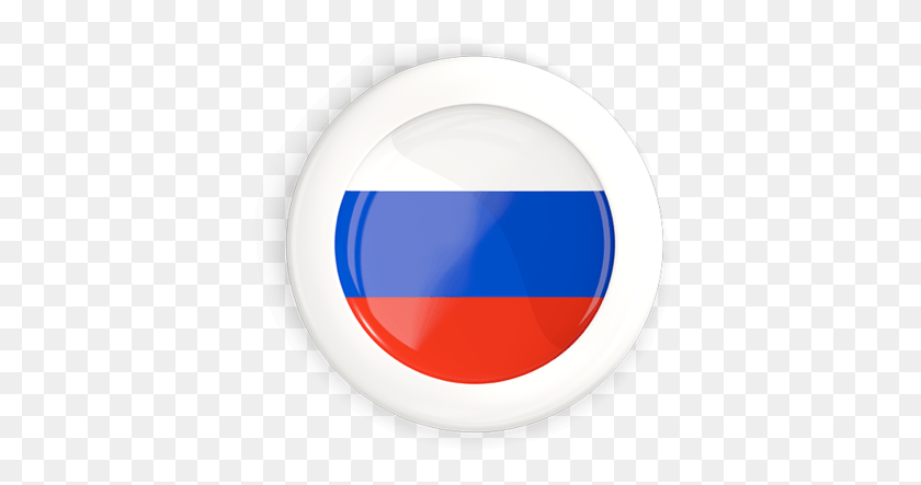 386x383 Button Flag Icon Russia, Tape, Sphere, Logo HD PNG Download
