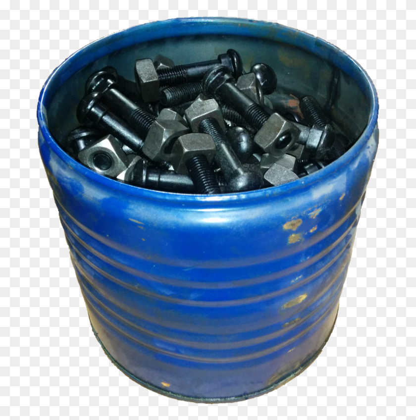 695x788 Button Head Oval Neck Rail Track Bolts Square Nut 78 Plastic, Bucket, Machine, Cylinder HD PNG Download
