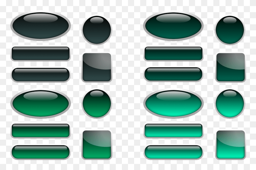 804x516 Button Icon Oblong Square About Oval Green Shiny Parallel, Accessories, Accessory, Gemstone HD PNG Download
