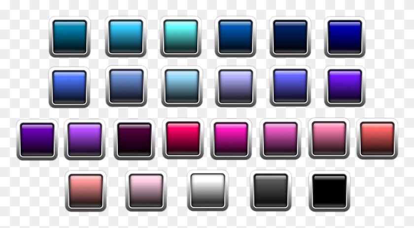 937x486 Button Icon Square Colorful Edge Graphic Design, Computer Keyboard, Computer Hardware, Keyboard HD PNG Download