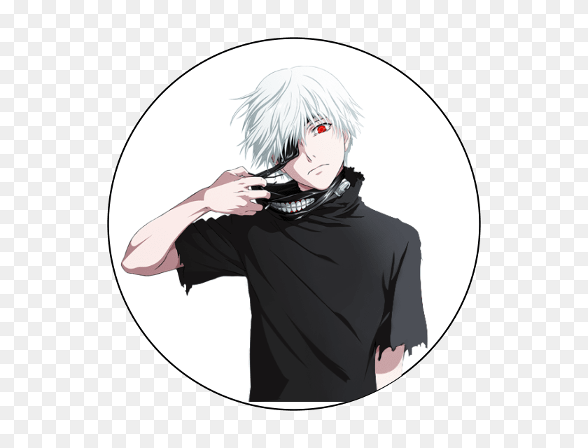 640x640 Button Tokyo Ghoul Mod, Adult, Person, Man, Male Sticker PNG