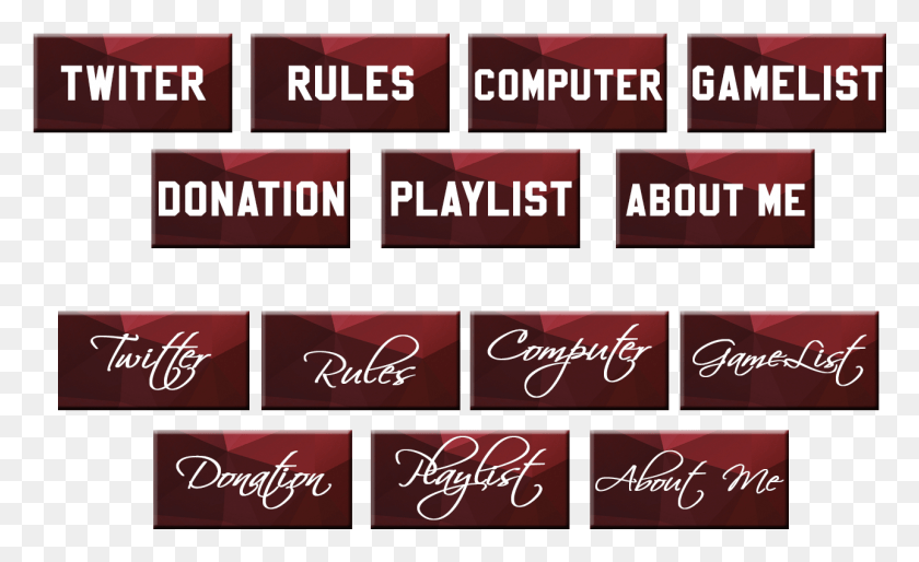 1288x751 Buttons Boutons Twitch 300x150 Red Rouge Bouton Twitch, Text, Alphabet, Handwriting HD PNG Download