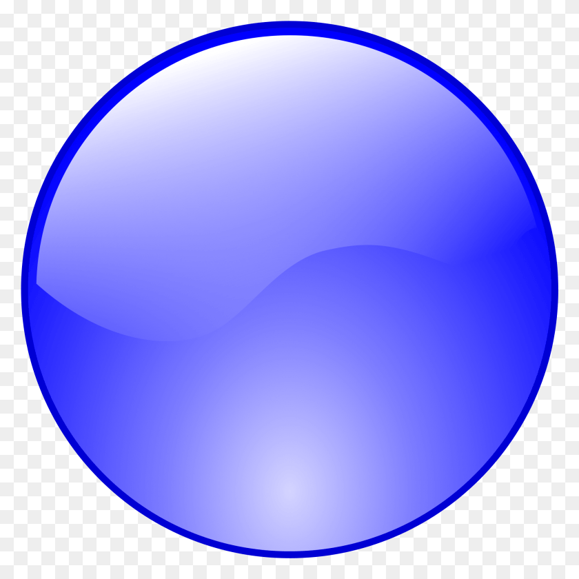 1977x1977 Значок Кнопки Синий Значок Кнопки, Сфера, Воздушный Шар, Мяч Hd Png Скачать