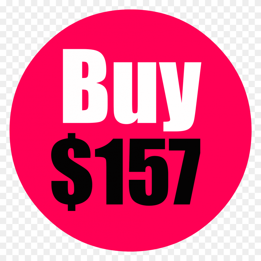 1869x1868 Buy 157 Pink Circle, Text, Label, Logo HD PNG Download