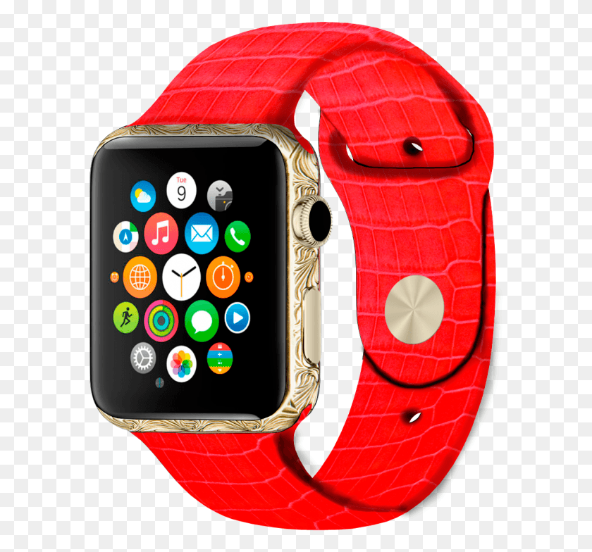 588x724 Buy An Exclusive Platinum Apple Watch With A Pattern Apple Watch Samsung, Wristwatch, Mobile Phone, Phone HD PNG Download