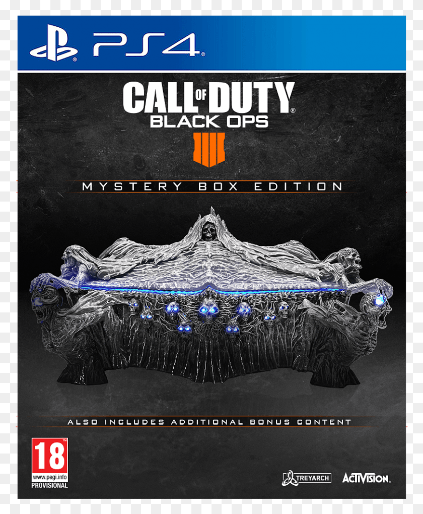 810x997 Buy Call Of Duty Black Ops 4 Mystery Box Edition, Poster, Advertisement, Flyer HD PNG Download