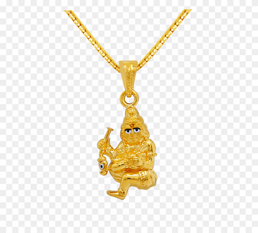 700x700 Buy Cute Little Krishna With Golden Floot Enameled Men Gold Pendant Ganpati HD PNG Download