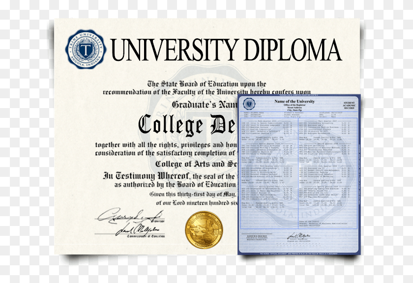 651x516 Descargar Png / Diplomas De Escuela Secundaria Falsos Y Transcripciones Falsos De La Universidad De Princeton, Texto, Diploma, Documento Hd Png