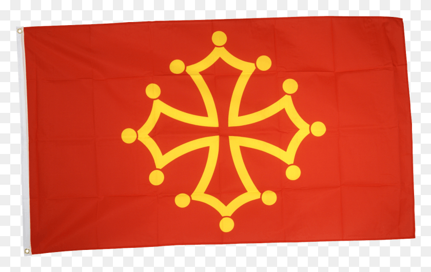1321x796 Descargar Png Bandera De Francia Midi Pyrnes A Un Precio Fantástico Escudo De Armas De Occitania, Texto, Etiqueta, Banner Hd Png