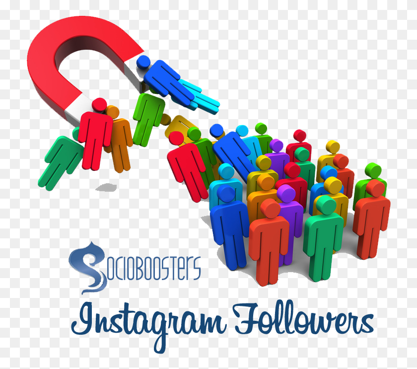 735x683 Buy Instagram Followers Attracting People, Graphics, Toy HD PNG Download