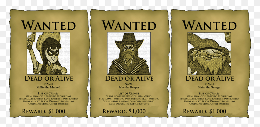 1333x600 Buy John Wesley Hardin Wanted Poster Western Outlaw Wanted Poster For Students, Advertisement, Pillow, Cushion HD PNG Download