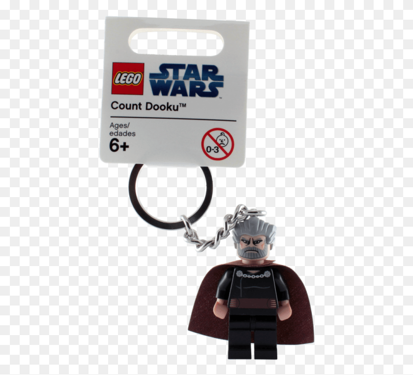 442x701 Buy Lego Star Wars Count Dooku Keychain Lego 20 Years Star Wars, Person, Human, Text HD PNG Download