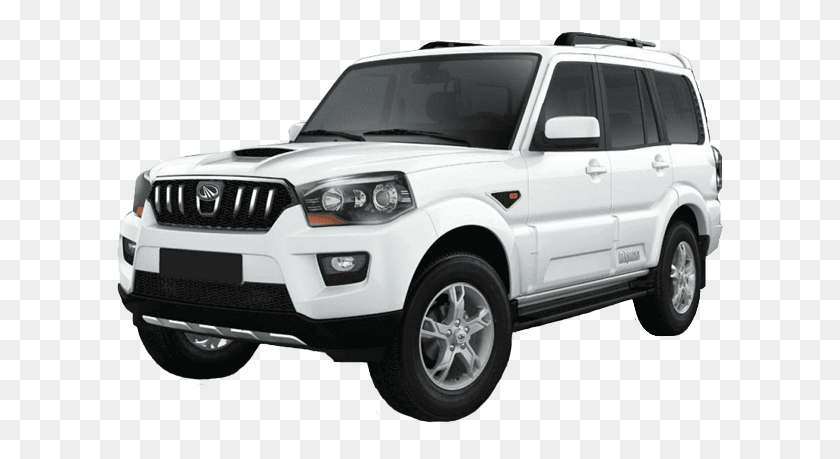 609x399 Buy Mahindra Scorpio Diesel Battery Online Scorpio S10 Silver Colour, Car, Vehicle, Transportation HD PNG Download