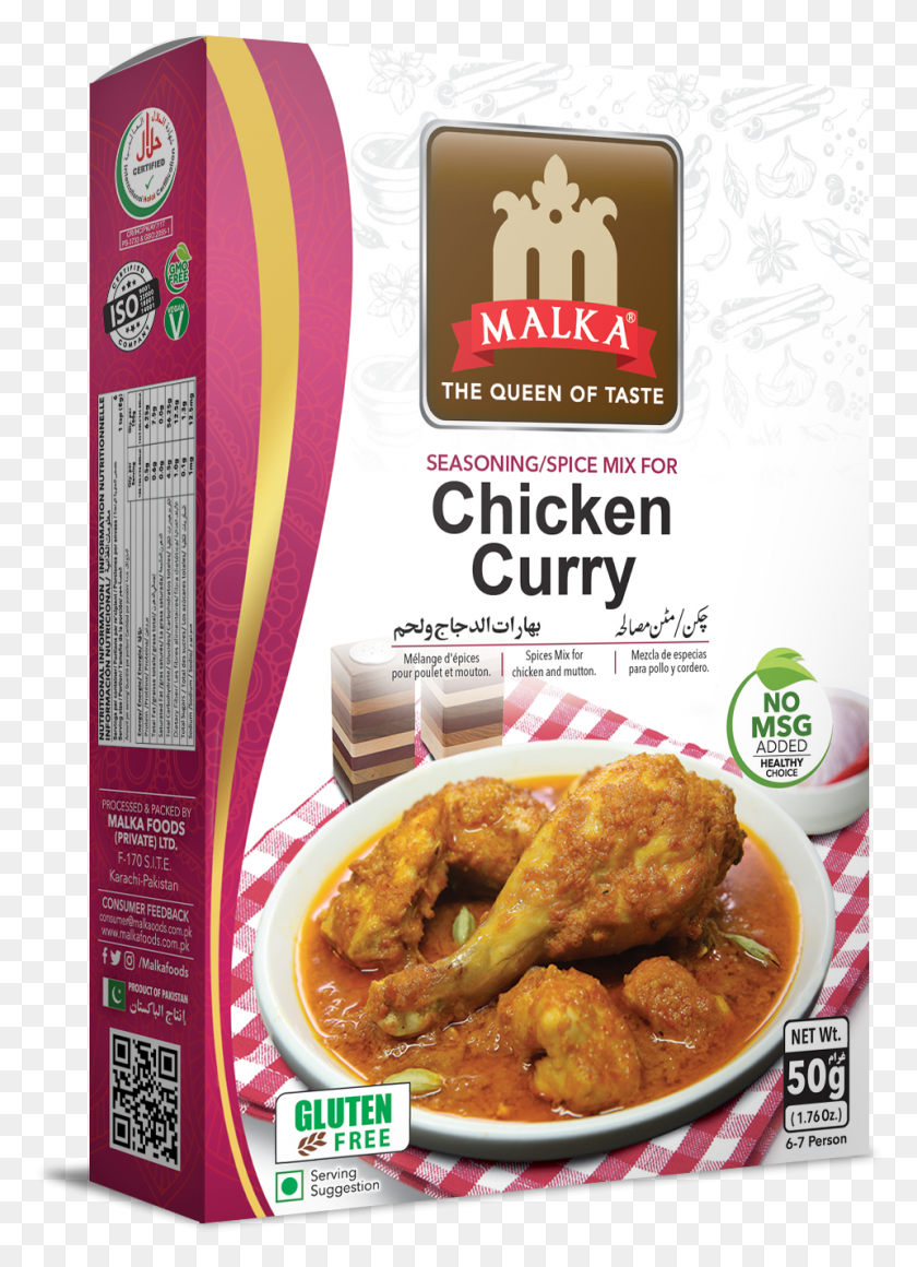 960x1354 Buy Malka Foods Chicken Curry 50 Grams Online In Pakistan Malka Foods, Fried Chicken, Food, Animal HD PNG Download