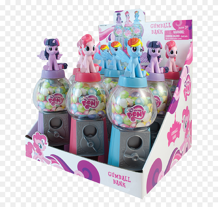 649x738 Descargar Png My Little Pony Banco De Gumball De 7 Pulgadas Con Gumballs, Comida, Dulces, Confitería Hd Png