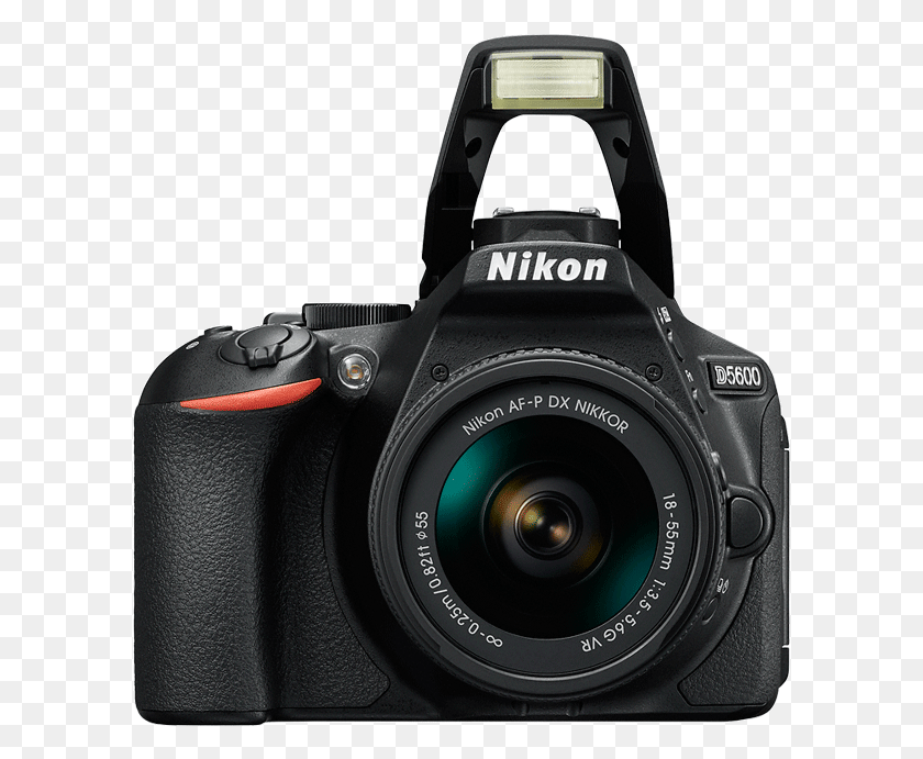 599x631 Descargar Png Nikon D Nikon D5600 Af P Dx 18 55 Vr, Cámara, Electrónica, Cámara Digital Hd Png