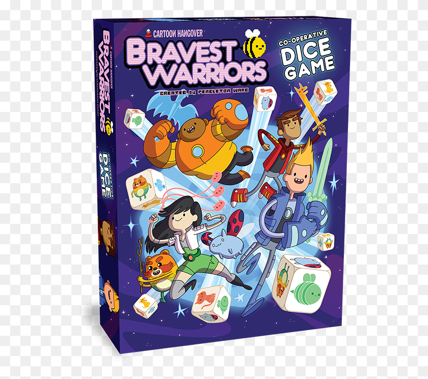 541x685 Купить Сейчас Bravest Warriors Game, Плакат, Реклама, Книга Hd Png Скачать