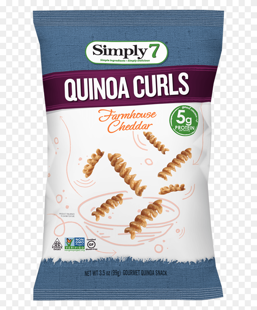 627x952 Buy Now Simply 7 Quinoa Curls Bbq, Food, Plant, Cracker HD PNG Download