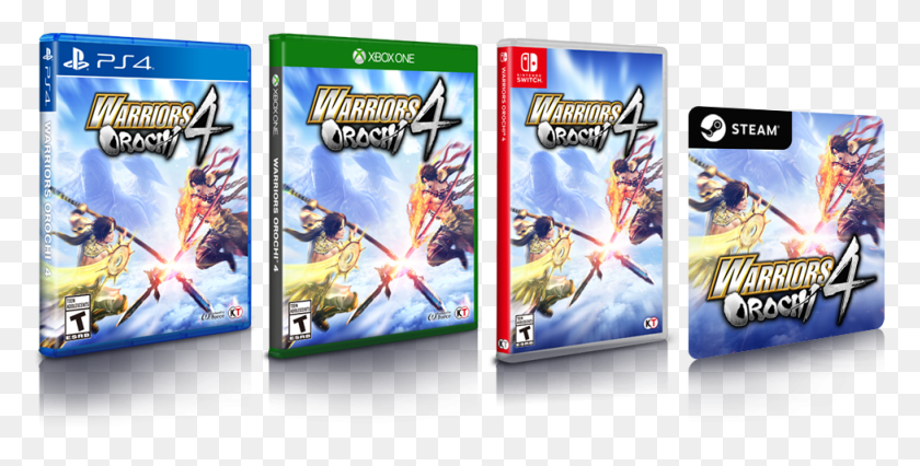976x459 Descargar Png Warriors Orochi 4 Cover, Disk, Dvd, Poster Hd Png