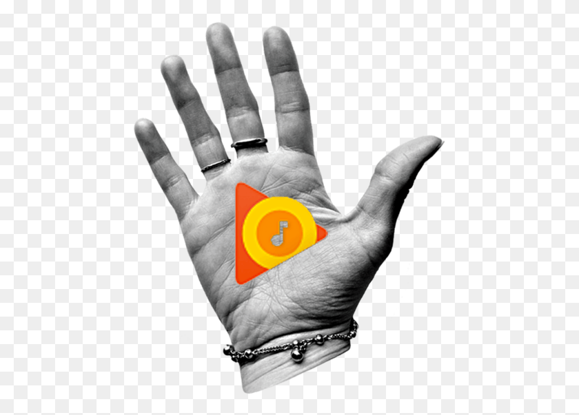 455x543 Buy On Google Play Illustration, Hand, Person, Human HD PNG Download