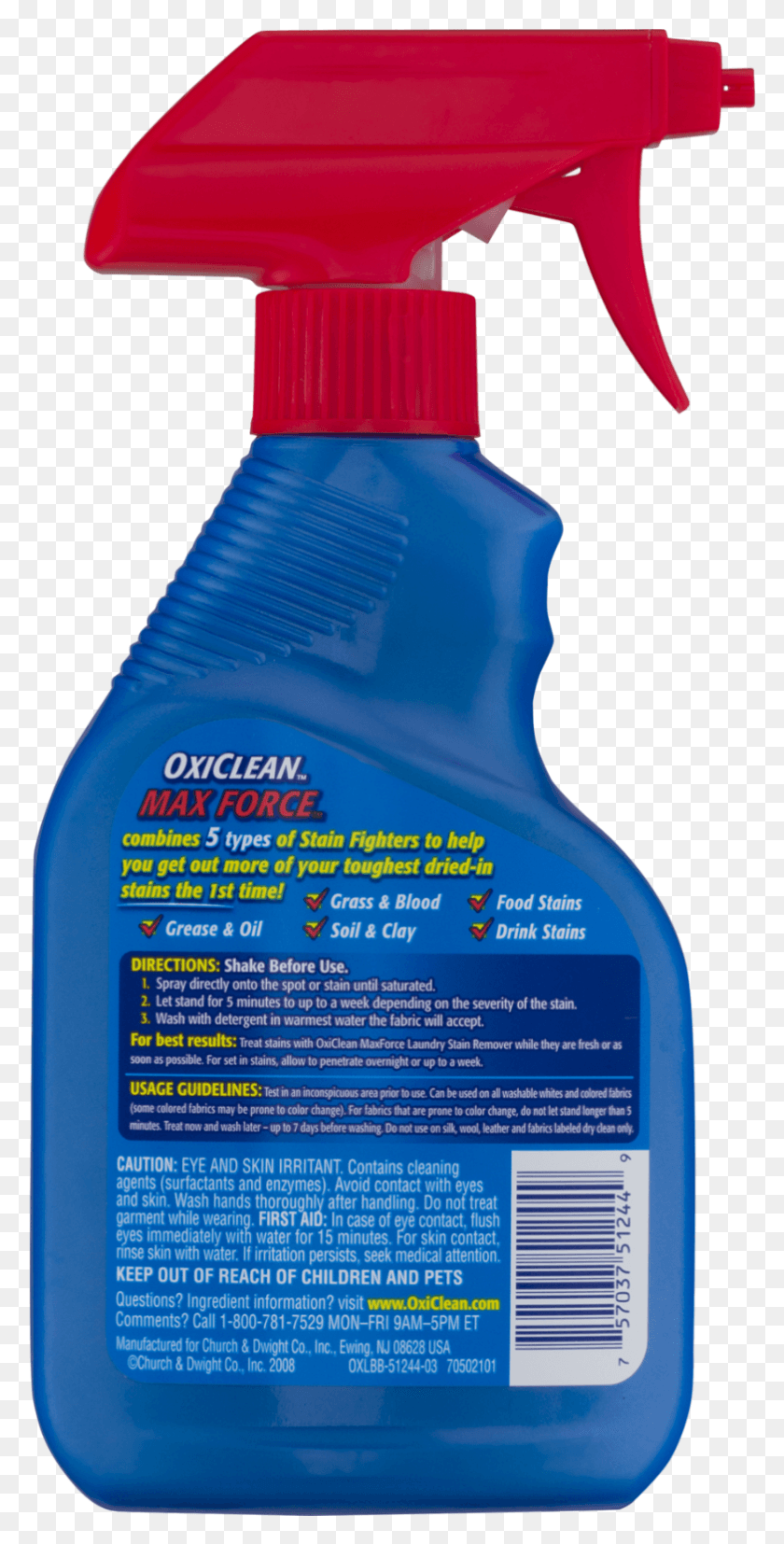783x1601 Buy Oxiclean Cdc 5703751244 Laundry Stain Remover 12 Plastic Bottle, Label, Text, Mobile Phone HD PNG Download