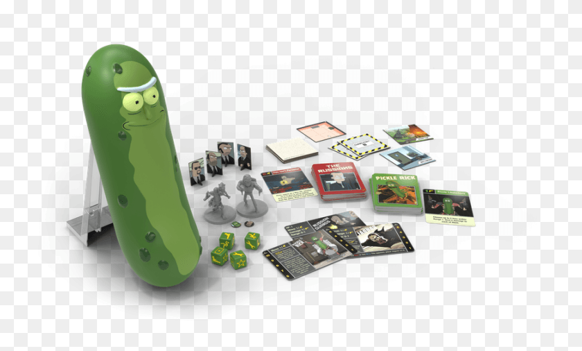 869x498 Buy Rick And Morty Pickle Rick Board Game, Computer Keyboard, Computer Hardware, Keyboard HD PNG Download