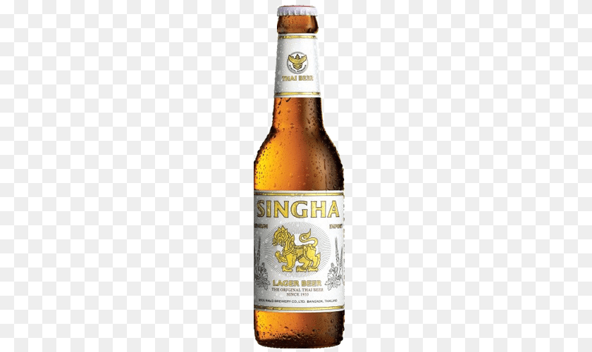 Buy Singha Premium Lager, Alcohol, Beer, Beer Bottle, Beverage Clipart PNG