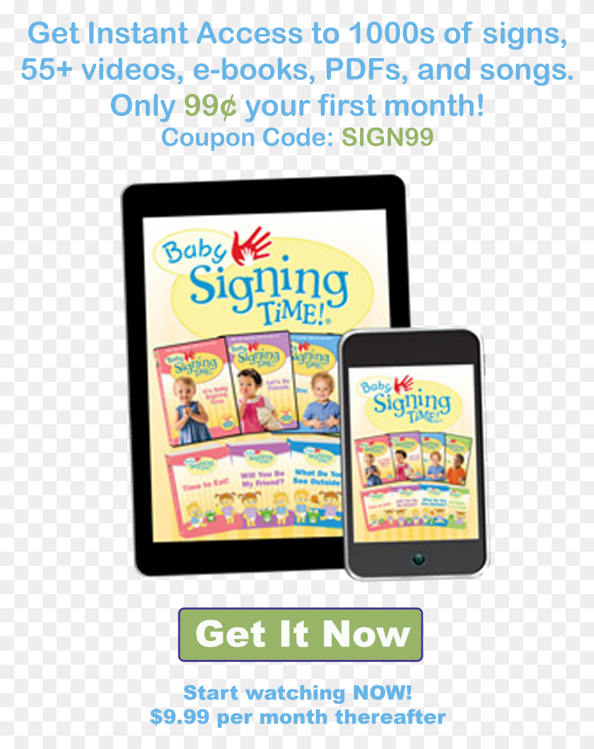 2746x3518 Buy The Baby Sign Language System Ondemand At Mysigningtime Baby Signing Time HD PNG Download