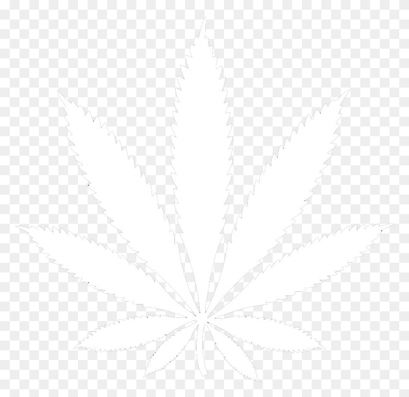 981x951 Buy Weed Thepotvault Marijuana Leaf White, Plant, Stencil, Texture HD PNG Download