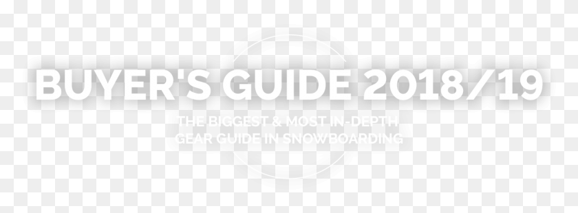 1400x450 Buyers Guide 201819 Monochrome, Text, Logo, Symbol HD PNG Download